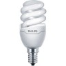 Лампа люминесцентная E14, 8W, 2700K, Philips Tornado T2 mini, 480 lm, 220V (9296