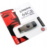 USB 3.1 Флеш накопитель 64Gb Kingston DataTraveler Swivl, Black (DTSWIVL 64GB)