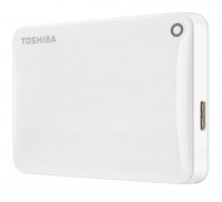 Внешний жесткий диск 500Gb Toshiba Canvio Connect II, White, 2.5', USB 3.0 (HDTC