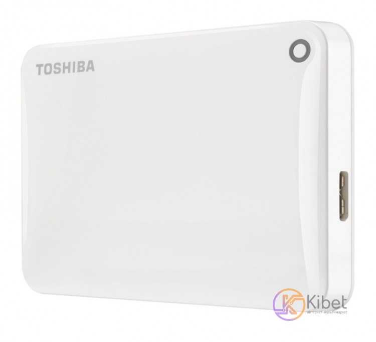 Внешний жесткий диск 500Gb Toshiba Canvio Connect II, White, 2.5', USB 3.0 (HDTC