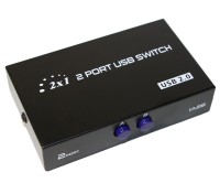 Коммутатор 2 Port USB 2.0 PC to Scanner Printer Sharing Switch Box (YT-SW 2USB S