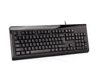 Клавиатура A4tech KB-8A Black, USB, Smart Key, лазерная гравировка символов, вла