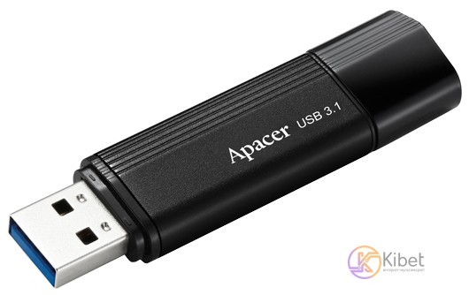 USB 3.1 Флеш накопитель 64Gb Apacer AH353, Black (AP64GAH353B-1)