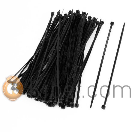 Стяжки для кабеля, 250 мм х 3,6 мм, 100 шт, Black