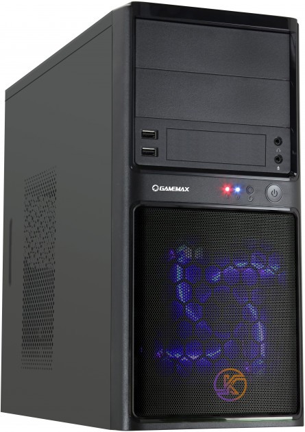 Корпус GameMax MT-304-NP Black, без БП, Mini Tower, Micro ATX Mini ITX, 2хUSB