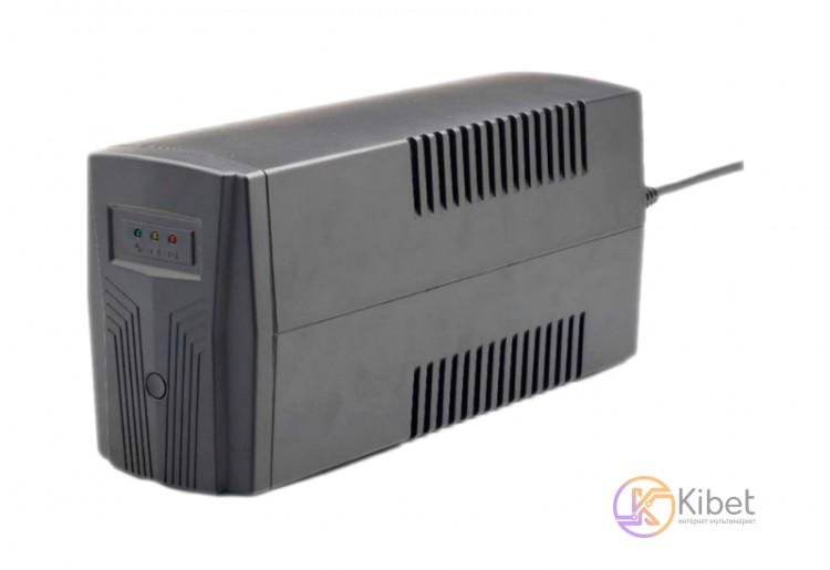 ИБП EnerGenie EG-UPS-B850 Black, 850VA, 510W, линейно-интерактивный, 2 розетки (