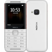 Мобильный телефон Nokia 5310 2020 White-Red, 2 Sim, 2.4' (320x240) TFT, 16Mb, mi