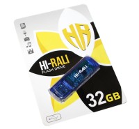 USB Флеш накопитель 32Gb Hi-Rali Taga Blue, HI-32GBTAGBL