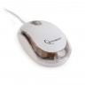 Мышь Gembird MUS-U-01-WT White, Optical, USB, 1000 dpi