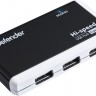 Концентратор USB 2.0 Defender Quadro Infix, White Black, 4xUSB 2.0 (83504)
