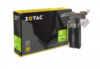 Видеокарта GeForce GT710, Zotac, 1Gb DDR3, 64-bit, VGA DVI HDMI, 954 1600MHz, Si