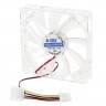 Вентилятор 120 mm Merlion 12025 LED RGB Fan DC sleeve fan 3pin+4pin 120*120*25мм