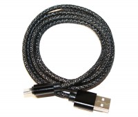 Кабель USB - USB 3.1 Type C, Voltex, Black, 1м, 2A