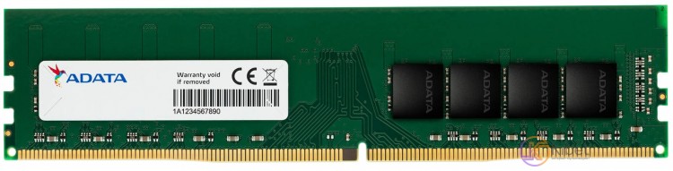 Модуль памяти 8Gb DDR4, 3200 MHz, ADATA, CL22, 1.2V (AD4U320038G22-SGN)