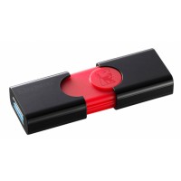 USB 3.1 Флеш накопитель 16Gb Kingston DataTraveler 106 Black Red, DT106 16GB