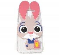 Бампер для Samsung J600 (Galaxy J6 2018), Rabbit Disney