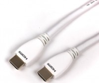 Кабель HDMI to HDMI 2.0m Viewcon VD 161 HDMI-HDMI 2м., M M, v1.4, white, блистер