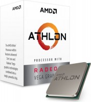 Процессор AMD (AM4) Athlon 220GE, Box, 2x3,4 GHz, Radeon Vega 3 (1000 MHz), L3 4