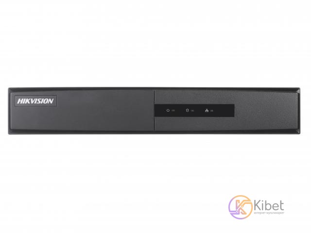 IP Видеорегистратор Hikvision DS-7608NI-K1(B), Black, 8 x IP каналов, H.264, 1xR