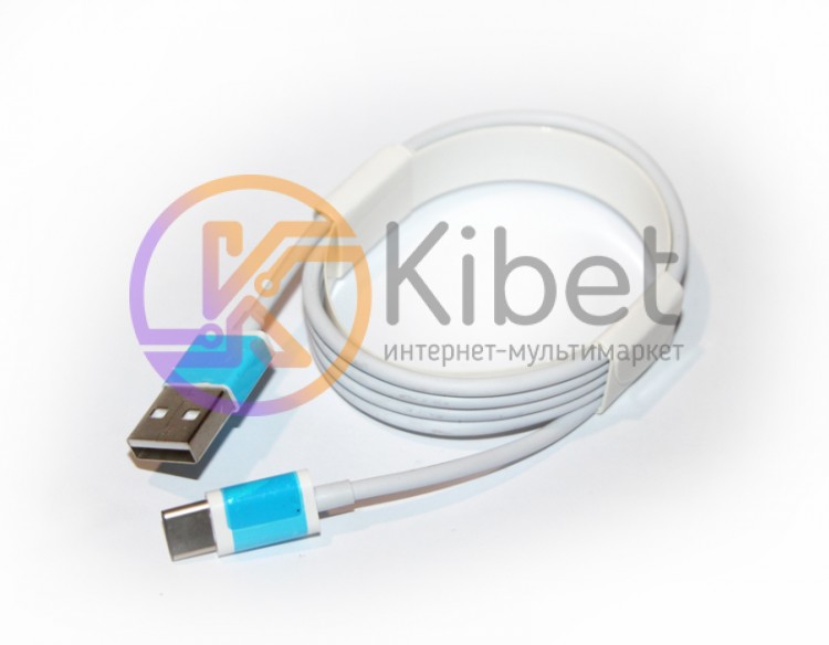 Кабель USB - USB 3.1 Type C, White, 1 м
