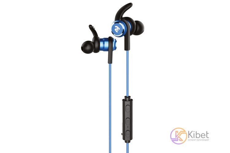Наушники 2E S9 WiSport In Ear Waterproof Mic, Blue, Bluetooth V4.2+EDR, вакуумны