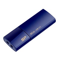 USB 3.0 Флеш накопитель 64Gb Silicon Power Blaze B05 Deep Blue, SP064GBUF3B05V1D