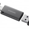 USB 3.1 Type-C Флеш накопитель 128Gb Samsung Duo Plus, Titanium Gray (MUF-128D