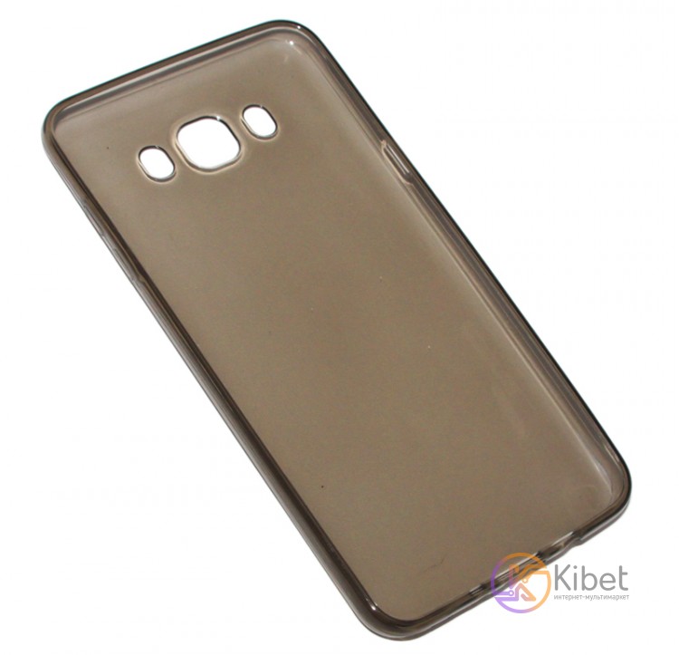 Накладка ультратонкая силиконовая для Samsung J710 Dark Transparent
