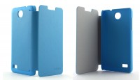 Чехол-книжка для смартфона Lenovo A766 Boso, синий