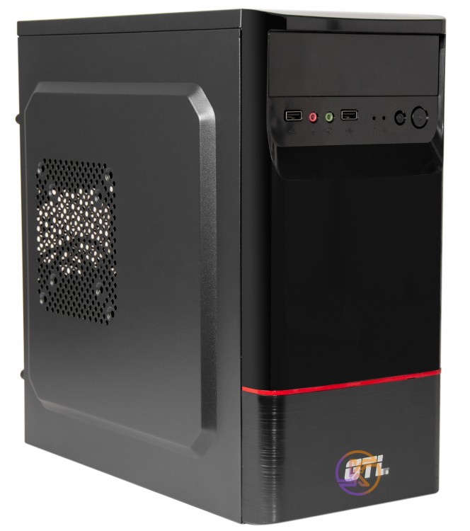 Корпус GTL 1605+ Black, 400 Вт, Mini Tower, Micro ATX Mini ITX, 2xUSB 2.0, 1x1