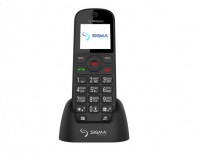 Мобильный телефон Sigma mobile Comfort 50 Senior Black, 2 Mini-Sim, дисплей 1.77