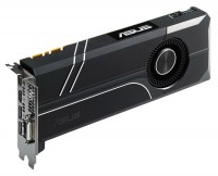 Видеокарта GeForce GTX1070, Asus, TURBO, 8Gb DDR5, 256-bit, DVI 2xHDMI 2xDP, 168