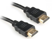 Кабель HDMI - HDMI, 0.5 м, Black, V2.0, Cablexpert, позолоченные коннекторы (CC-