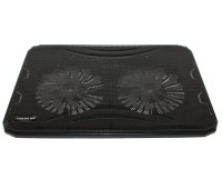 Подставка для ноутбука до 15.4' Notebook Cooler N130, Black, 2x12 см вентилятор