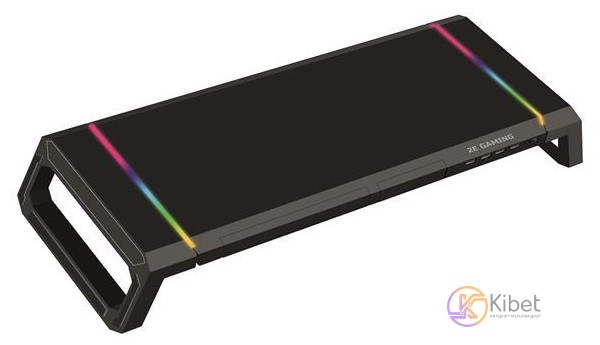 Подставка для монитора 2E GAMING CPG-007, Black, RGB-подсветка, USB концентратор