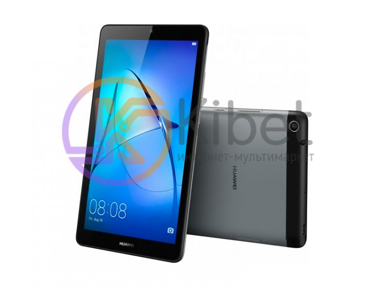 Планшетный ПК 7' Huawei MediaPad T3 (BG2-U01) Grey, емкостный (1024x600) IPS, Me