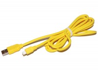 Кабель USB - Lightning, Voltex Long, Yellow, 2 м, алюминевые коннектора, 2A