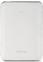 Универсальная мобильная батарея 10000 mAh, Remax 'Proda Mink' White, 2xUSB, 5V