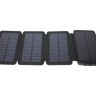 Универсальная мобильная батарея 12000 mAh, Solar (5V 200mA), Black, 2xUSB, 5V 1