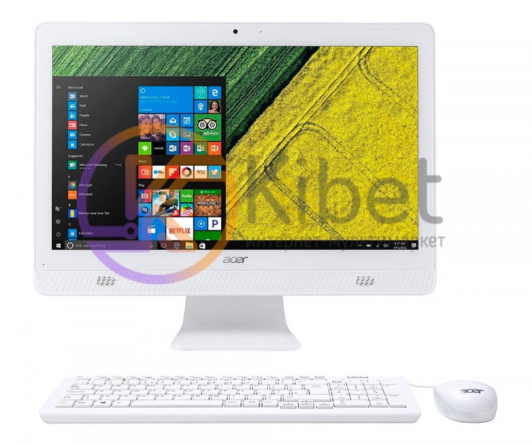 Моноблок Acer Aspire C20-720, White, 19.5' LED HD+ (1600x900), Intel Celeron J30