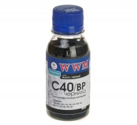Чернила WWM Canon PG-37 40 50, PGI-5Bk, BCI-15, Black, 100 мл, пигментные (C40 B