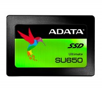 Твердотельный накопитель 480Gb, ADATA Ultimate SU650, SATA3, 2.5', 3D TLC, 520 4