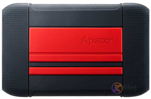 Внешний жесткий диск 2Tb Apacer AC633, Black Red, 2.5', USB 3.1 (AP2TBAC633R-1)