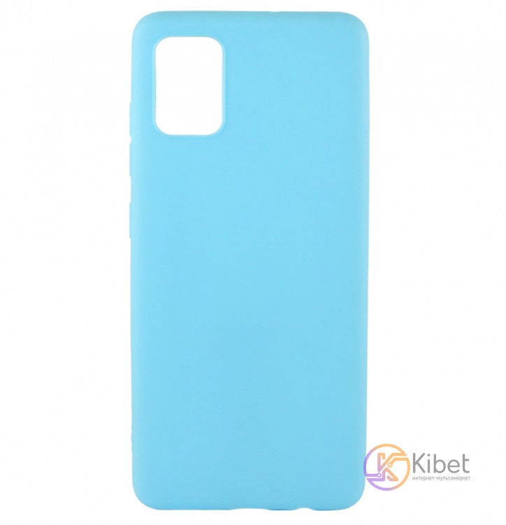 Накладка силиконовая для смартфона Samsung A51 (Galaxy A515), Soft case matte Bl