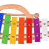 Музыкальный инструмент Goki, ксилофон 'радуга с ручкой' (61979G)