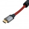 Кабель HDMI - HDMI, 15 м, Black Red, V1.4b, Extradigital, позолоченные коннектор