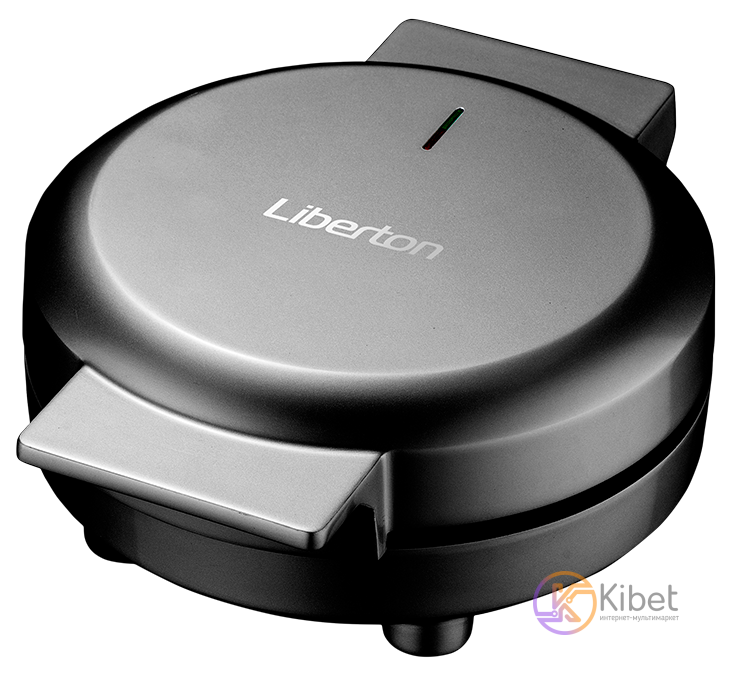 Вафельница Liberton LWF-1000 Black, 1000W, американские вафли, идикатор питания