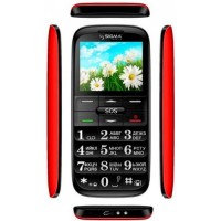 Мобильный телефон Sigma mobile Comfort 50 Slim Black Red 'бабушкофон', 2 Sim, ди