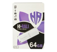 USB Флеш накопитель 64Gb Hi-Rali Taga series White, HI-64GBTAGWH