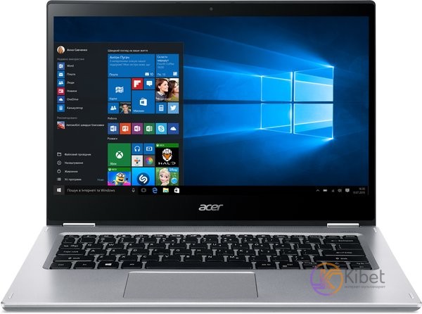 Ноутбук 14' Acer Spin 3 SP314-54N-57JG (NX.HQ7EU.00C) Pure Silver 14.0' Multitou